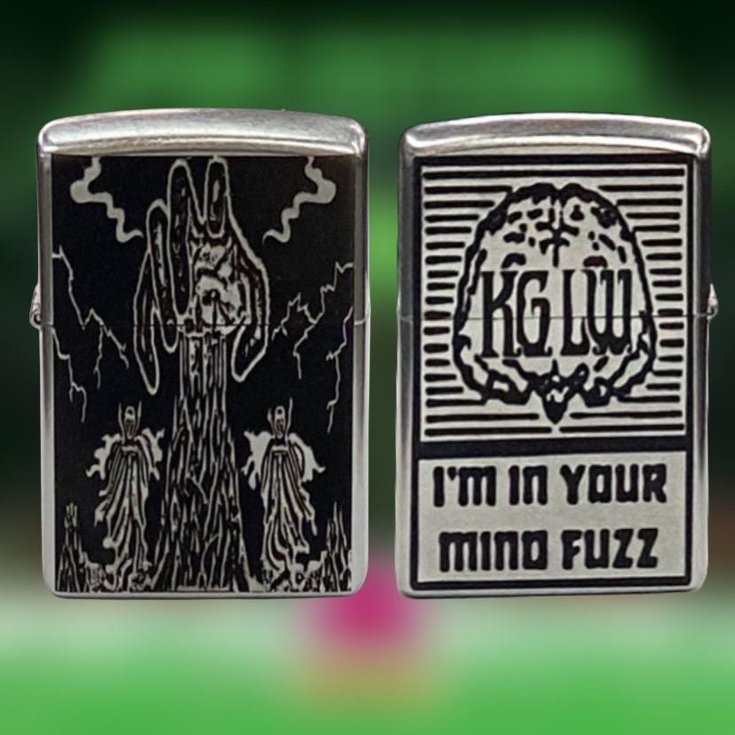 I’m In Your Mind Fuzz Zippo Lighter | King Gizzard and the Lizard Wizard | Authentic Windproof Zippo | Music Gifts |