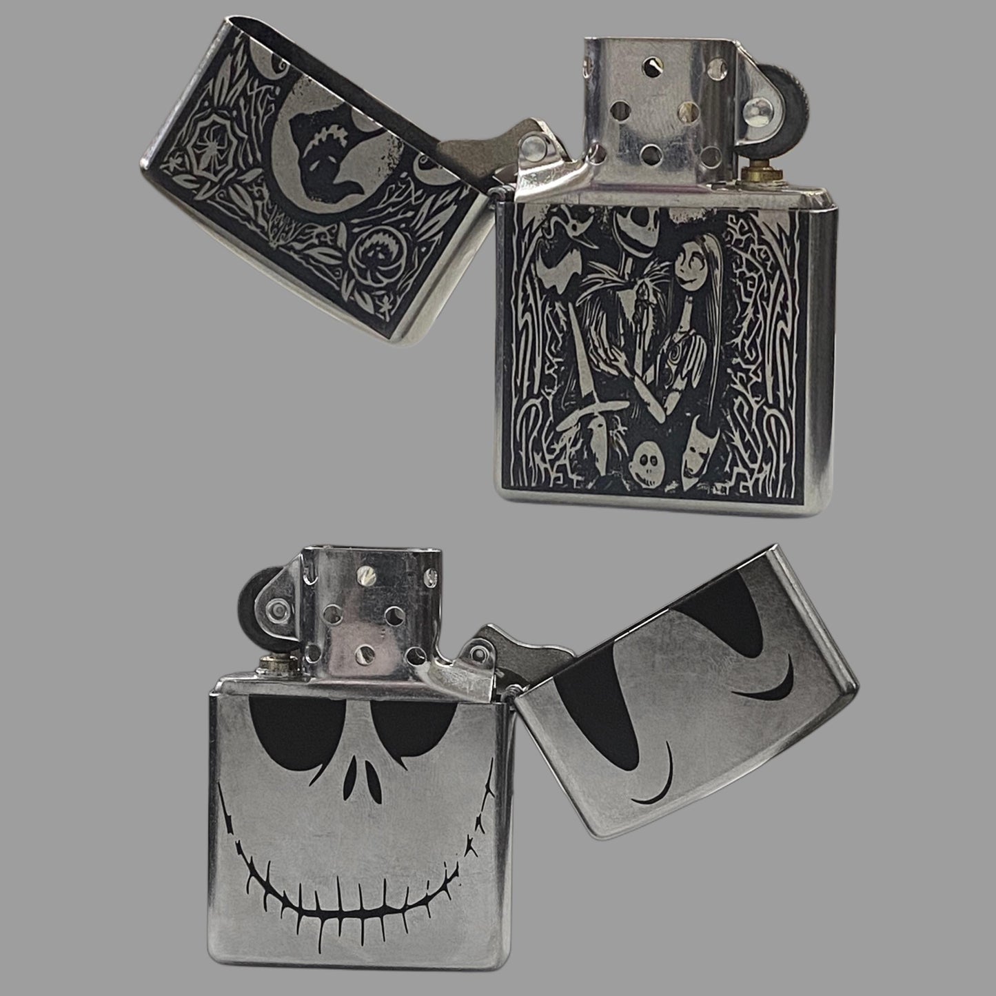 Nightmare Before Christmas Authentic Windproof Zippo Lighter | Movie Lover Gift | Jack Skellington Sally | Halloween |