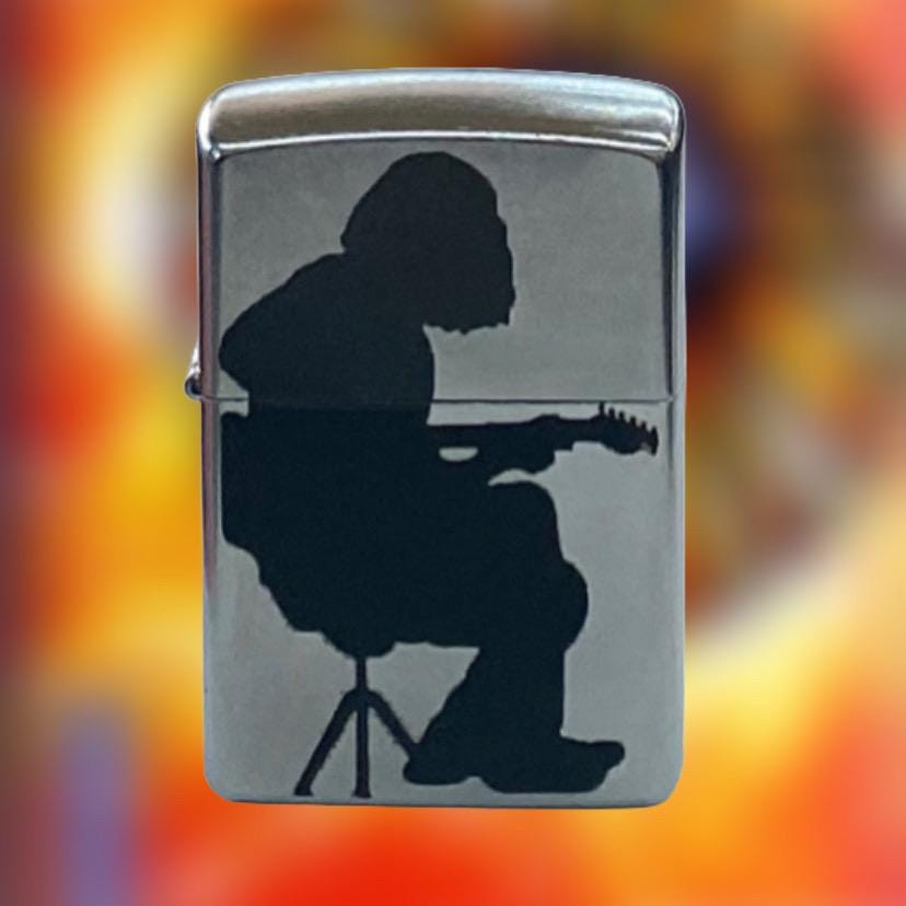 Widespread Panic SILVER Authentic Windproof Zippo Lighter | Music Lover Gift | Mikey Houser | Note Eater