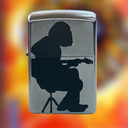 Widespread Panic SILVER Authentic Windproof Zippo Lighter | Music Lover Gift | Mikey Houser | Note Eater