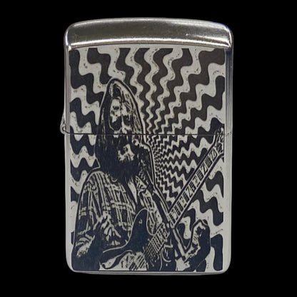 WSP JB SILVER Authentic Windproof Zippo Lighter | Music Lover Gift  | Note Eater