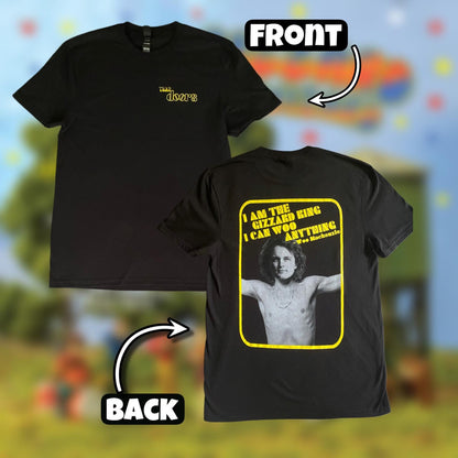 Woo Mackenzie black Tshirt | King Gizzard and the Lizard Wizard