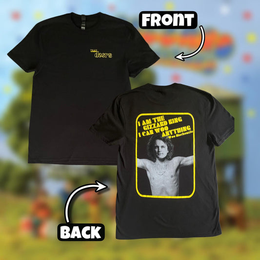 Woo Mackenzie black Tshirt | King Gizzard and the Lizard Wizard