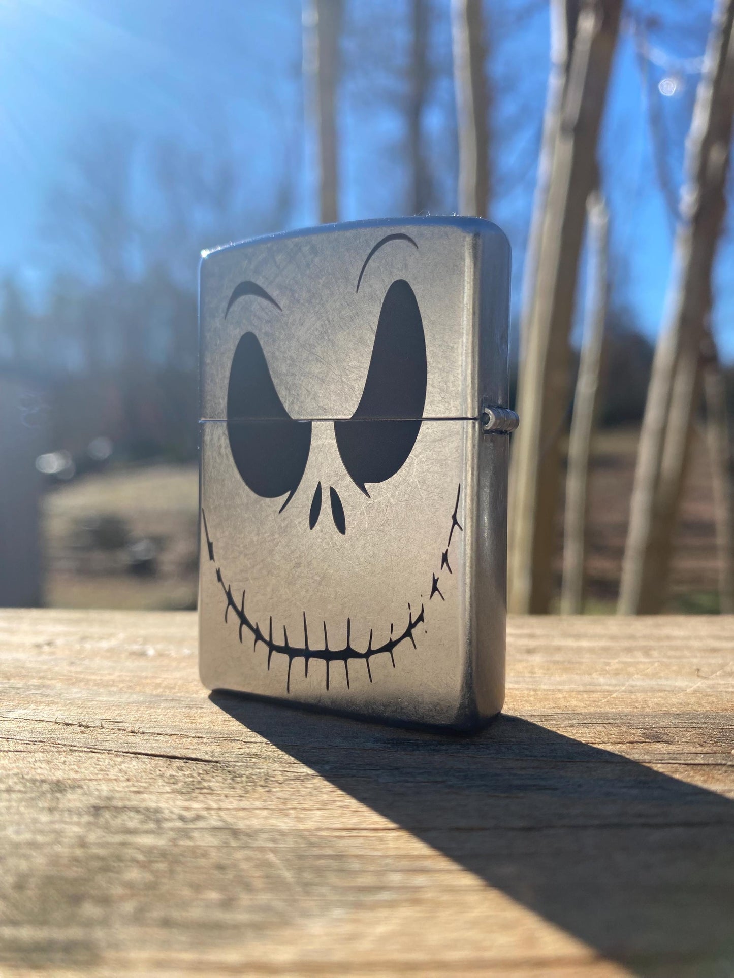 Nightmare Before Christmas Authentic Windproof Zippo Lighter | Movie Lover Gift | Jack Skellington Sally | Halloween |