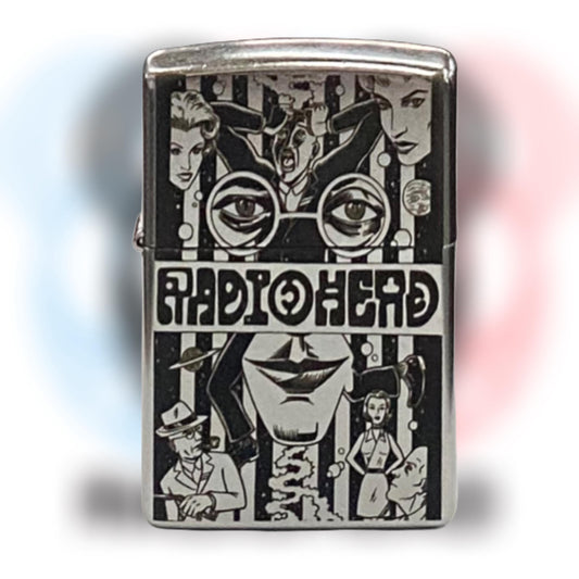 Radiohead Authentic Windproof Zippo Lighter | Music Lover Gift |