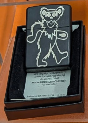 Gilga Bear Steel Your Cord Zippo Lighter | King Gizzard and the Lizard Wizard | Authentic Windproof Zippo | Music Gifts |