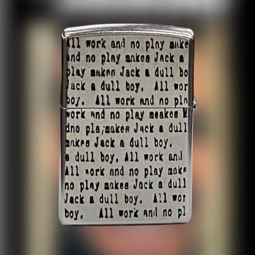 The Shining Authentic Windproof Zippo Lighter | Movie Lover Gift |