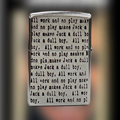 The Shining Authentic Windproof Zippo Lighter | Movie Lover Gift |