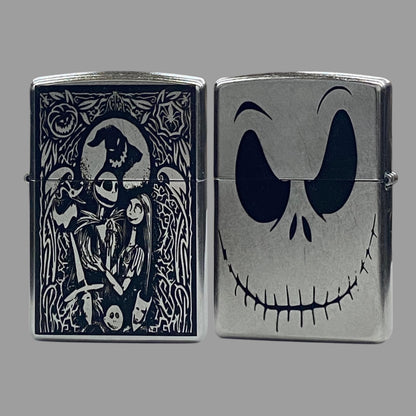 Nightmare Before Christmas Authentic Windproof Zippo Lighter | Movie Lover Gift | Jack Skellington Sally | Halloween |