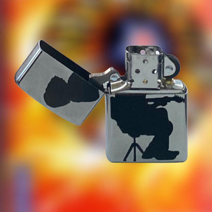 Widespread Panic SILVER Authentic Windproof Zippo Lighter | Music Lover Gift | Mikey Houser | Note Eater