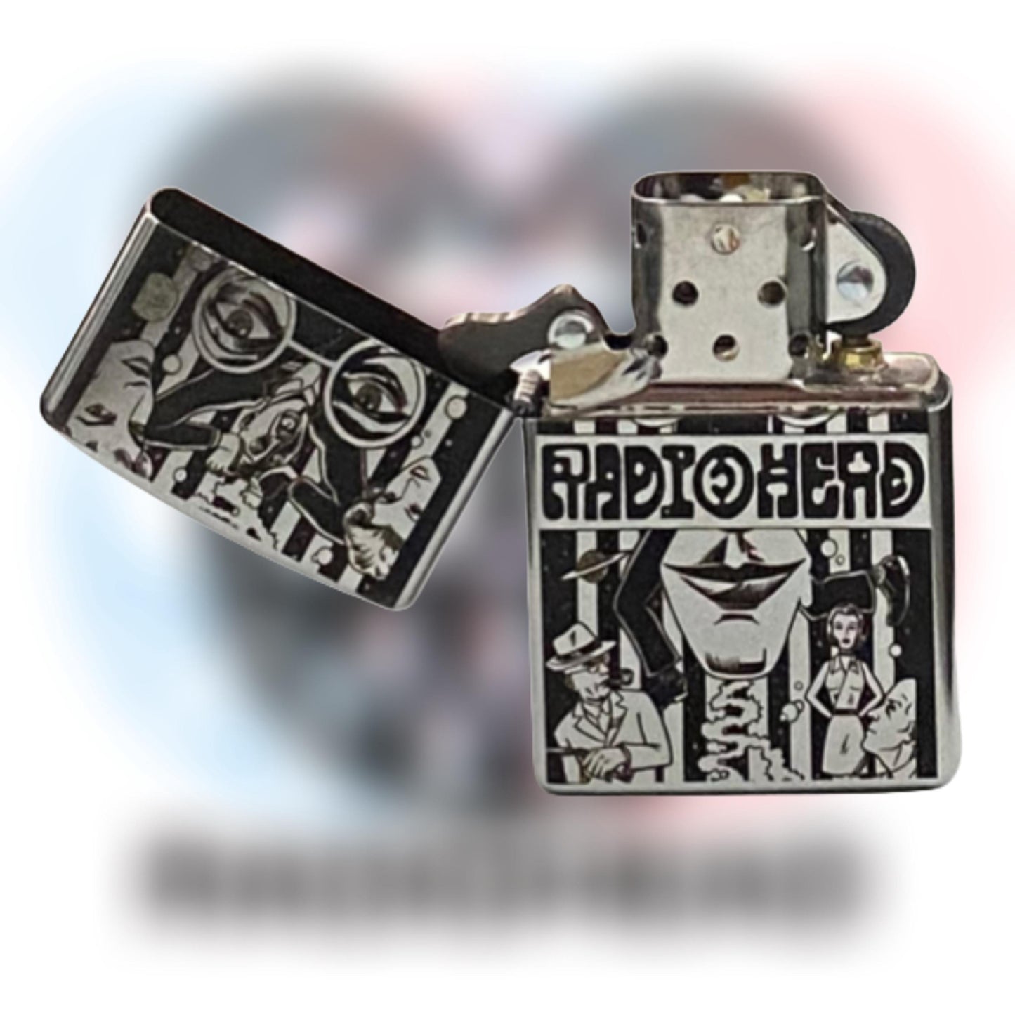 Radiohead Authentic Windproof Zippo Lighter | Music Lover Gift |
