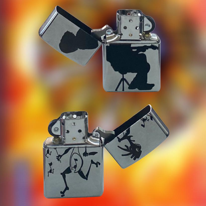 Widespread Panic SILVER Authentic Windproof Zippo Lighter | Music Lover Gift | Mikey Houser | Note Eater