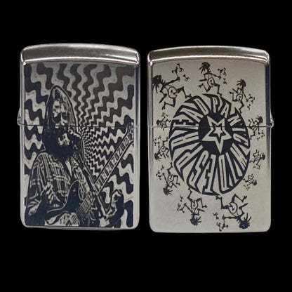 WSP JB SILVER Authentic Windproof Zippo Lighter | Music Lover Gift  | Note Eater